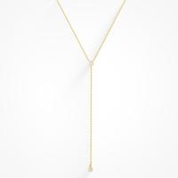 18K Gold Waterproof, Alina Lariat