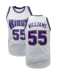 Men's Loose-Fit Breathable Basketball Jersey, Jersey Top, Casual Round Neck Sleeveless Vest, Embroidered Letters & Numbers, Unisex All Season Wear