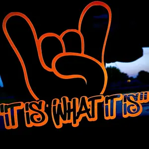It Is What It Is Vinyl Decal - Casual Letters Design for Smooth Surfaces - Durable & Long Lasting - Thought Provoking Decor for Walls, Windows, Laptops, Cars - Minimalist Stickers