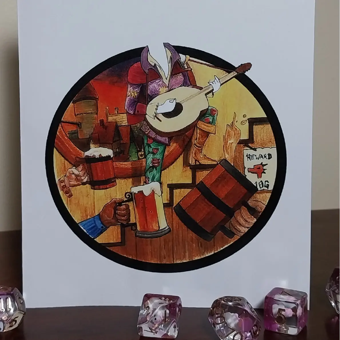 Bard CariCard Birthday - A Must For Nerdy Birthdays