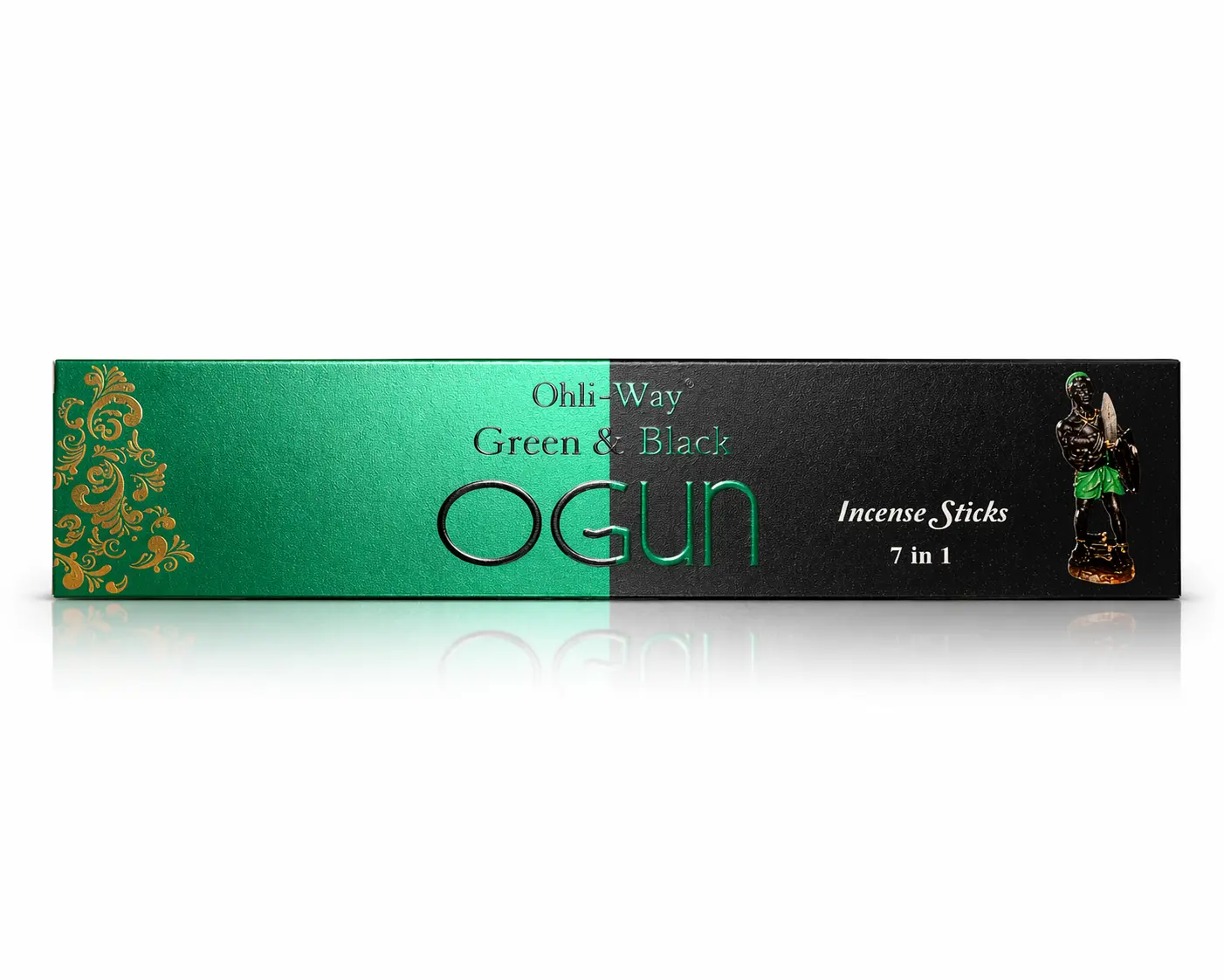 Ogun Incense Sticks – Green & Black 7 in 1 Spiritual Incense