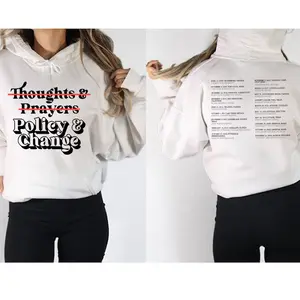 (UPDATED 2025 TENNESSEE) Ver 2 Policy and Change Shirt, Gun Reform shirt, gun control now shirt, anti gunshirt,  thoughts and prayers