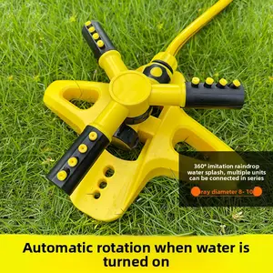 Eco 360-Degree Rotating Automatic Sprinkler for Villas and Gardens, ideal for watering lawns and can be connected in series