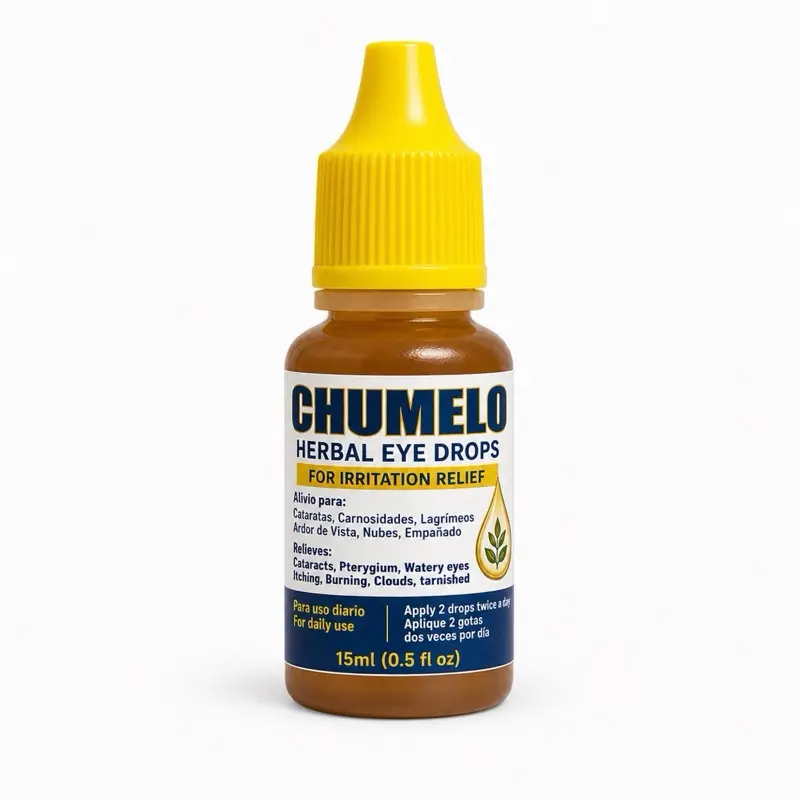 Chumelo Herbal Eye Drops for Irritation Relief – Supports Clear Vision, Redness, Dryness & Eye Comfort (15ml)