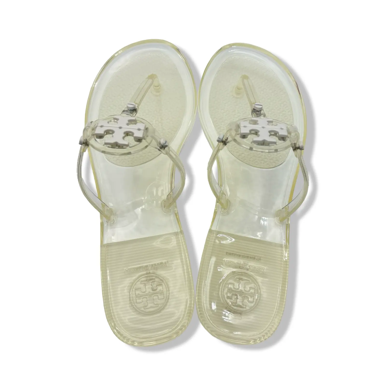 Pre-Owned Tory Burch Women's Mini Miller Flat Thong - Clear