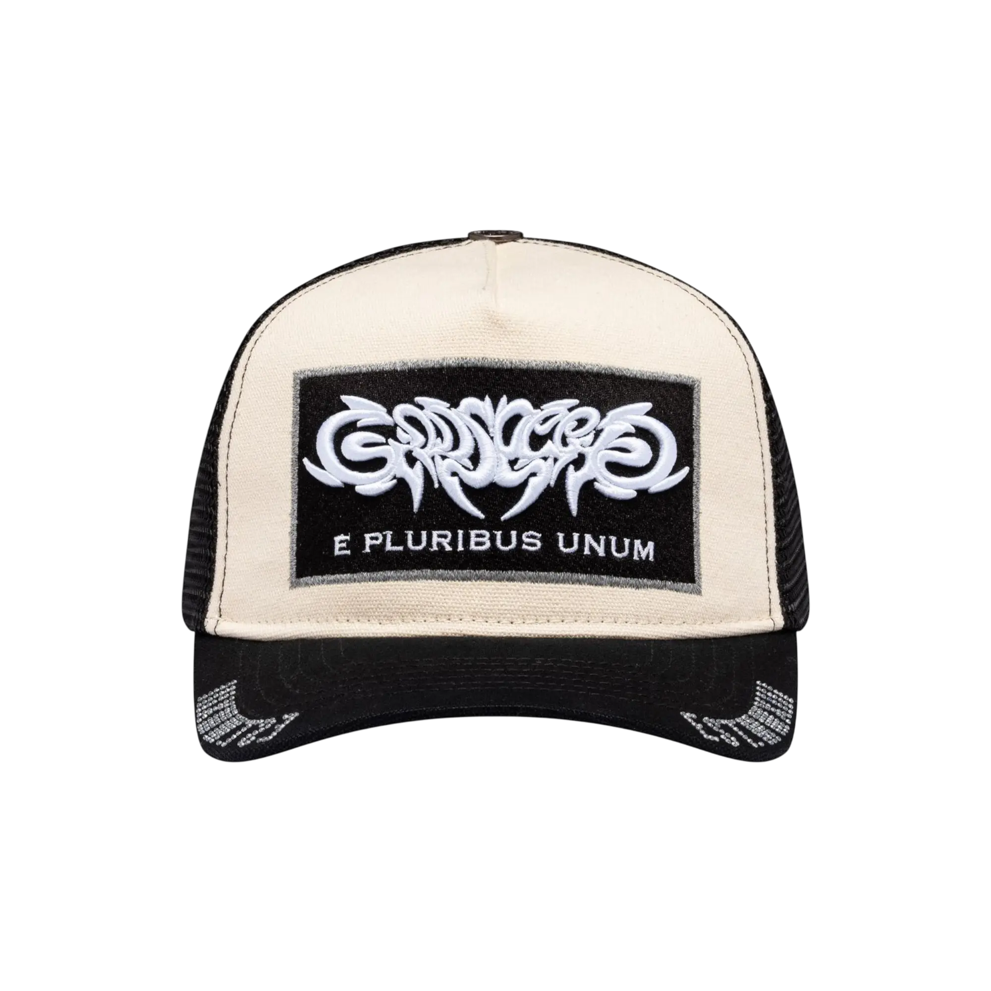 Godspeed E Pluribus Black/White Trucker