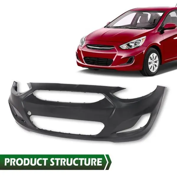 Fit For 2014-2017 Hyundai Accent Sedan/Hatchback Front Bumper Cover HY1000201