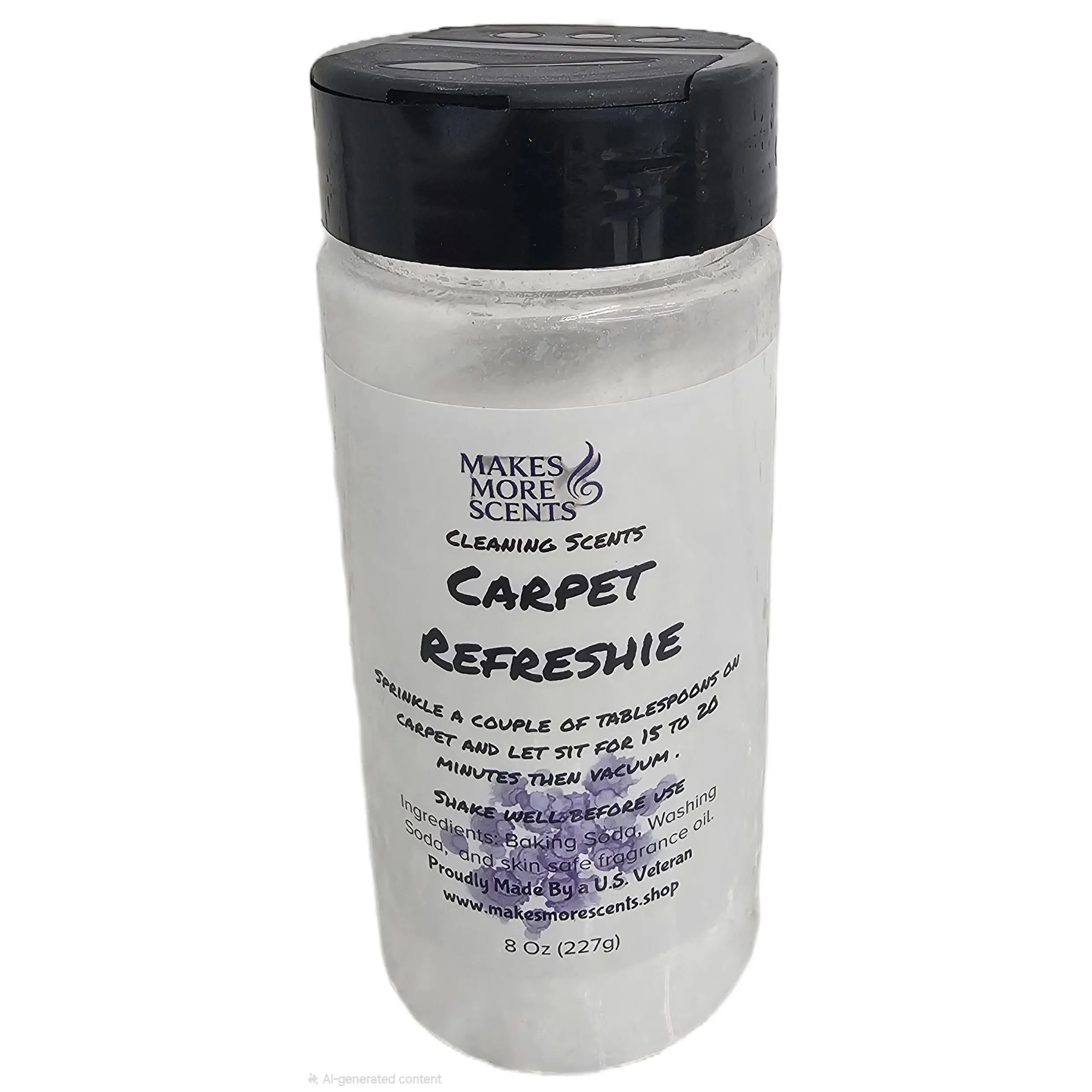 Carpet Refreshie Carpet Cleaner & Deodorizer - 8 oz, Baking Homemade Smooth Banana Cream Pie Fragrance with Vanilla Notes, Home Care Household Supply, Scented