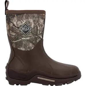 Men's Wetland 12" Mid Boot Shaft Circumference: 17in Calf-high rubber overlay