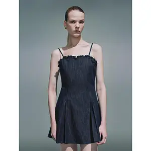 URBAN REVIVO 2026 Viral Cami Denim Dresses