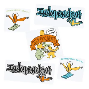 Independent Trucks Skateboard Sticker Gonz Hanger 5-Pack Assorted Color