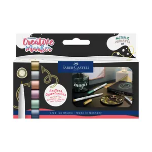 Goldfaber Creative Marker Metallic 1.5, set of 6, Metallic Moments - #FC161107