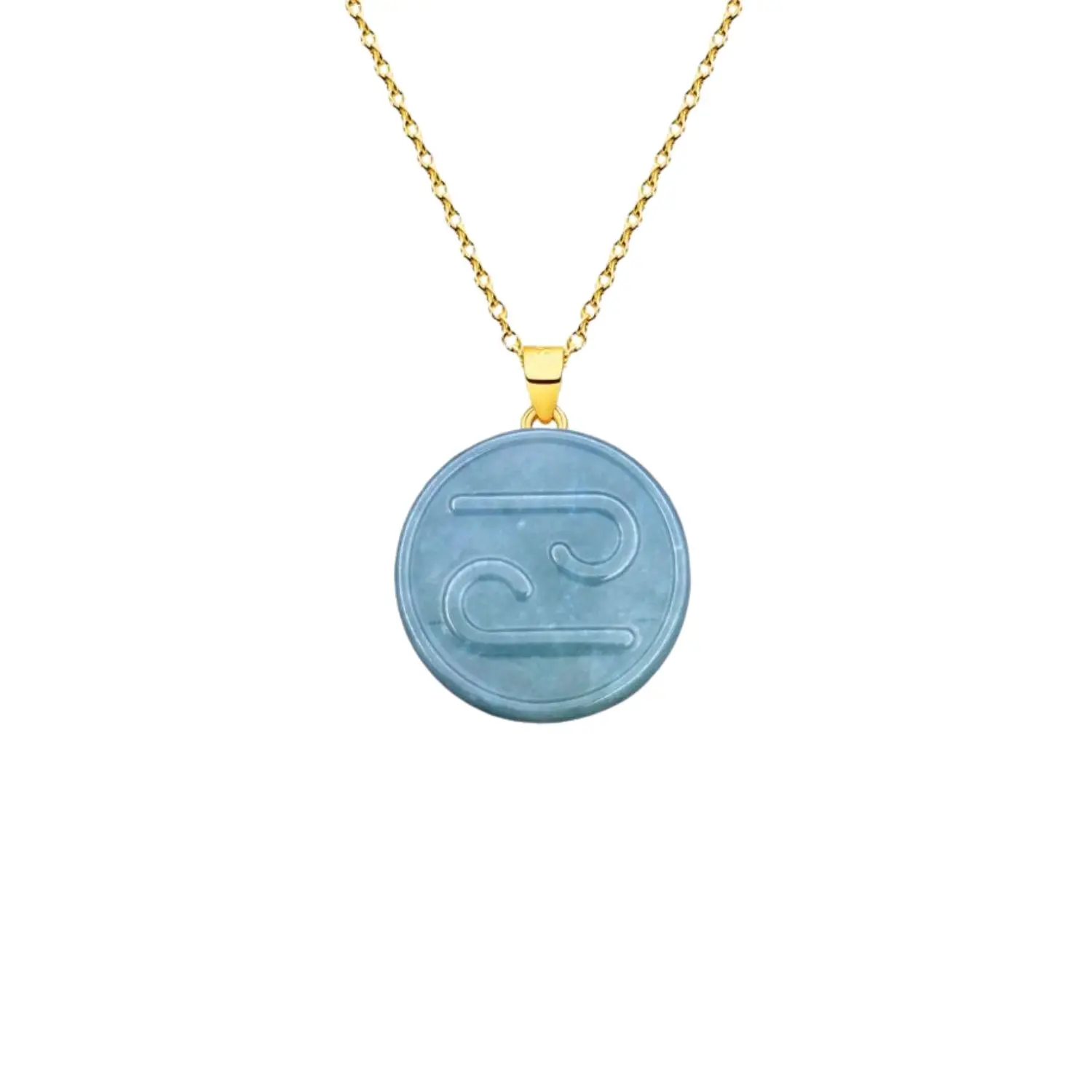Jade Astrology Pendant