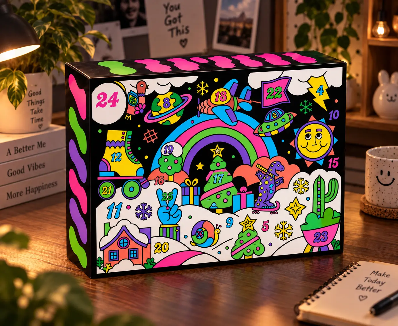 Blind box Halloween Christmas Advent Calendar, Countdown Stress-Relief Squishy Sensory Toys Box Gift