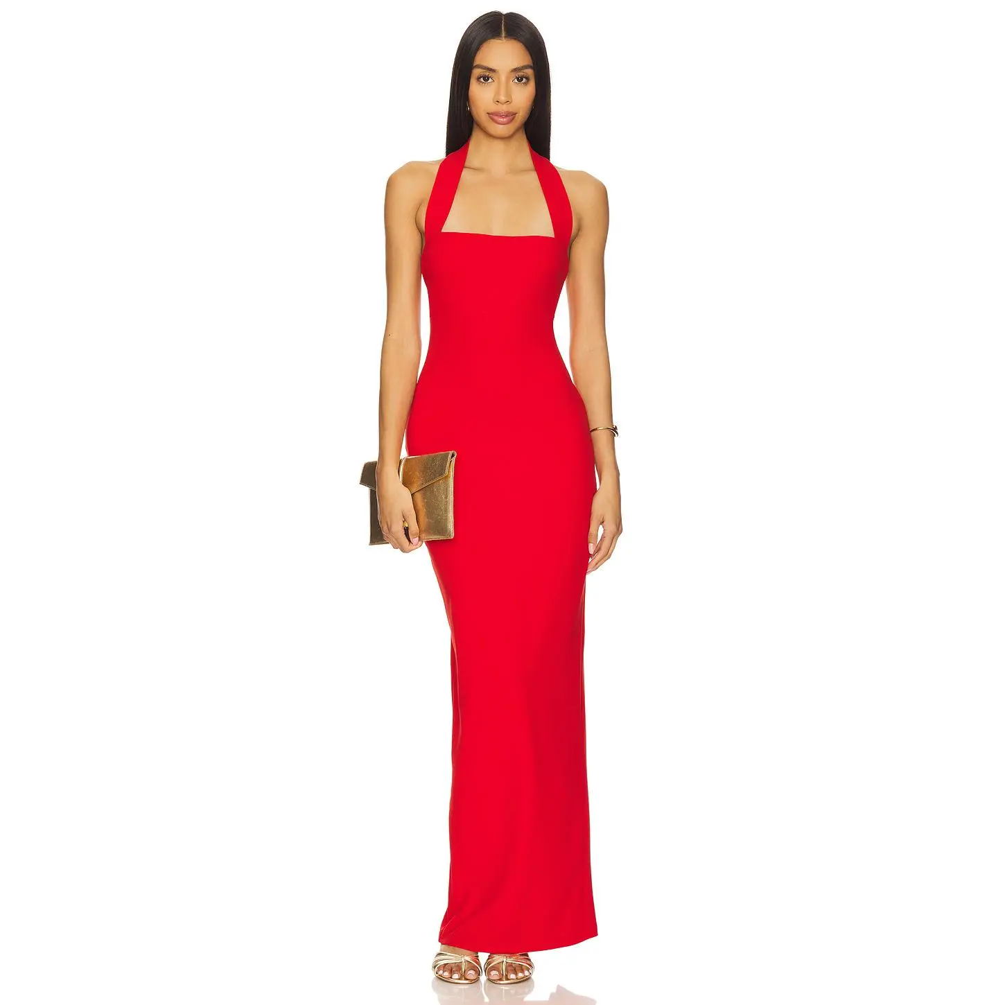 Nookie Boulevard Maxi Dress in Cherry