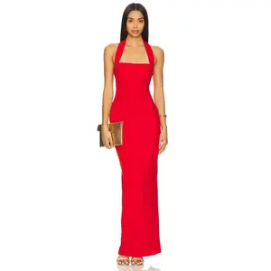 Nookie Boulevard Maxi Dress in Cherry