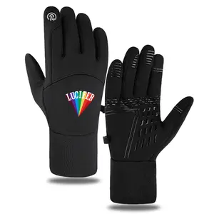 Lucifer Rainbow Graphic Winter Gloves Touchscreen Compatible AntiSlip Warm Gloves for Outdoor Sports Fitness Running Cycling Driving Suitable for Men Women Adults Christmas Halloween Gift Ideas