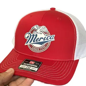 Merica Patch on Richardson 112 SnapBack Cap