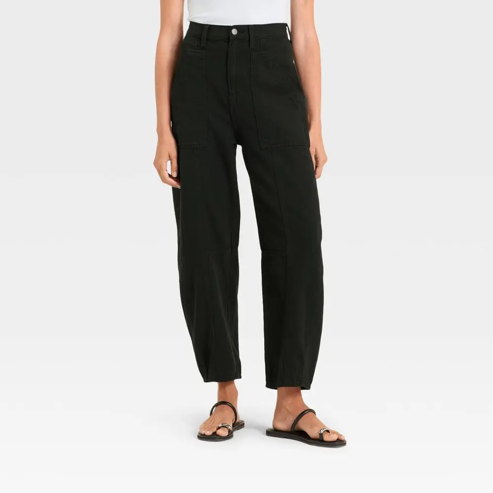 Women's High-Rise Utility Barrel Jeans - Universal