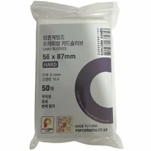 Kpop Thick Photocard Sleeves - 50 Pack Acid-Free PP Protective Covers penny