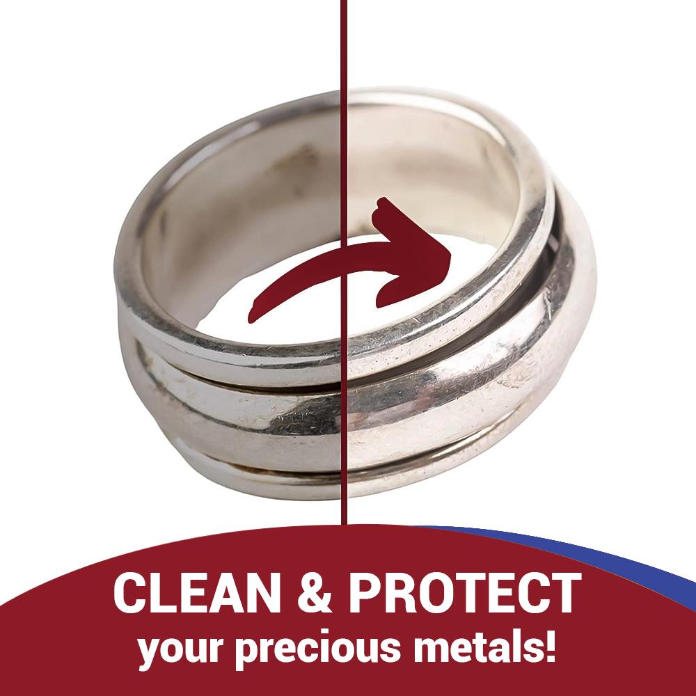 Jewelry-Specific Oxidation Polish Effectively Restores and Maintains Luster, Cares for Golden and Silvery Bracelets and Necklaces, Suitable for All Types of Jewelry Surfaces. Surface Polish, Brightening Solution, Jewelry Maintenance, Metal Polishing