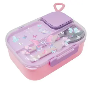 Stainless Steel Tie-Dye Butterfly Bento Box