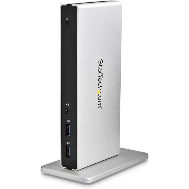 StarTech DVI Dock - Laptop USB Multi-Screen Docking Station with HDMI, VGA Adapters