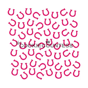 HORSESHOES STENCIL