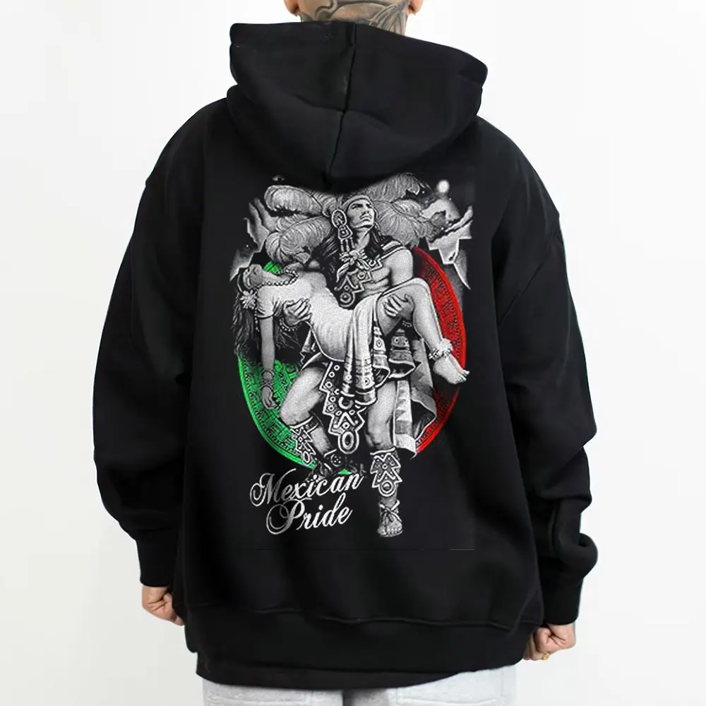 Mexican Popocatpetl Iztacchuatl Shirt Aztec Tshirt Camisa Azteca Chicanos Clothing, Mexican Clothing, Chicano Outfits, Gangster Chicano, Chicano Graphic Sweatshirt