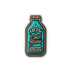 Pinup Coffee Co Velcro Patch – Coffee Morale Patch for Hats, Bags & Flight Gear