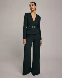 Express Pull-on Signature Ponte High Waisted Wide Leg Pant