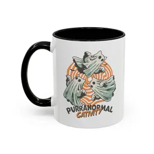 Purranormal Cativity Funny Halloween Mug Gift For Cat Lovers - scs15181