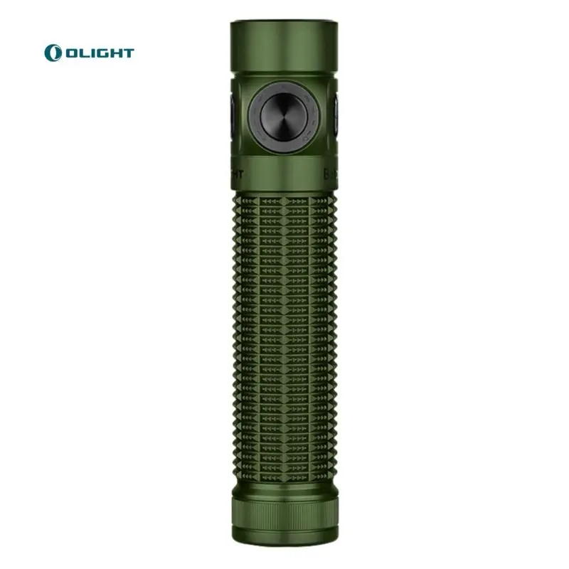 Olight Baton 4 Pro Rechargeable Dual Switch EDC Cool White LED Flashlight OD Green