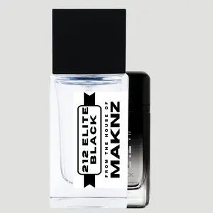 MAKNZ 212 ELITE BLACK Men's Fragrance - aromatic, vanilla, soft spicy, anis, lavender, musky, powdery, bitter sweet, fresh spicy