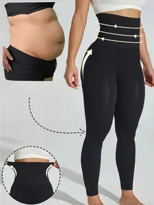 Women's High Waisted Tummy Control Leggings, Butt Lifting Stretch Pants for Yoga, Running & Daily Wear