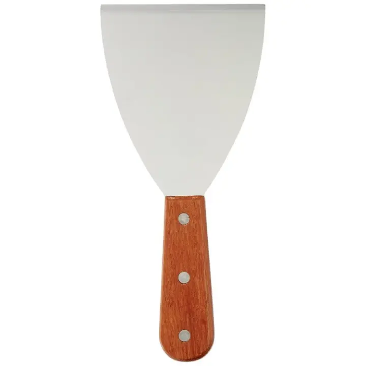 Blade Scraper, 4.5-Inch By 4-Inch,Stainless Steel, Brown,Medium
