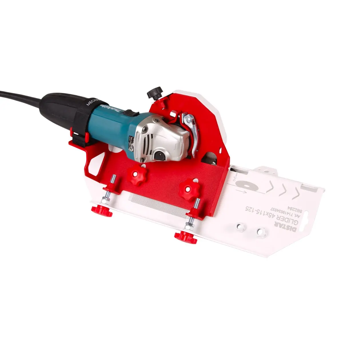 Glider 45 5" Miter Cutting Guard and Dust Shroud that works with Grinders