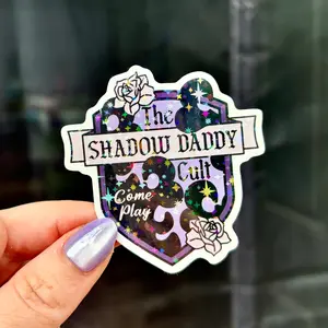 The Shadow Daddy Cult Sparkle Star Sticker waterproof Durable