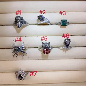 <PingEast Jewelry>Alexandrite Ring group | 925 Silver | Color-Changing Gemstone | Multiple Designs