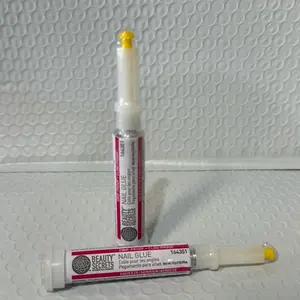 Beauty Secrets Drip & Clog Proof Nail Glue - Non-Clog Formula, Strong Hold, 10g/10ml Nail Art Nail Care