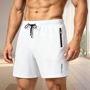 Men’s Lightweight Casual  –  waistband with adjustable drawstring, side pockets, suitablerunning, beach, and outdoor activities – , fitness gear, regular fit, comfortable and form-fitting, ideal for fitness ent Quick-Dry Elastic Athletic Shorts Set summer