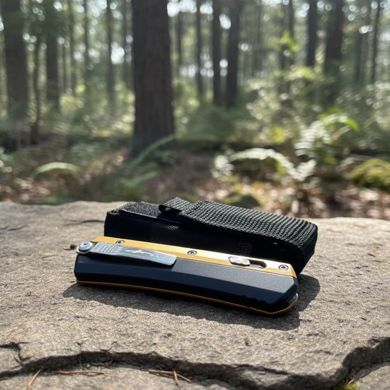 EDC Pocket Folding Knife – Non-Slip Nylon Fiber Handle, Compact Multi-Tool for Camping, Fishing & Outdoor Use