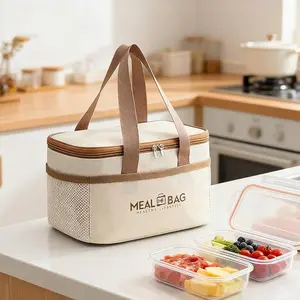 Insulated Lunch Box Lunch Bag for Women Men, Reusable Lunch Pail bag,Insulated Lunch Box Tote with Large Capacity, Lunch Container for Work/Travel/Office