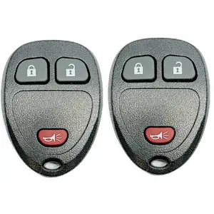 Set of Two 3 Button Keyless Entry Remote for GMC Savana, Acadia, Sierra, Yukon/Buick Enclave/Cadillac Escalade/Pontiac Torrent/Saturn Outlook, Vue 2007-2014 FCC ID: OUC60270 IC: 850K60221