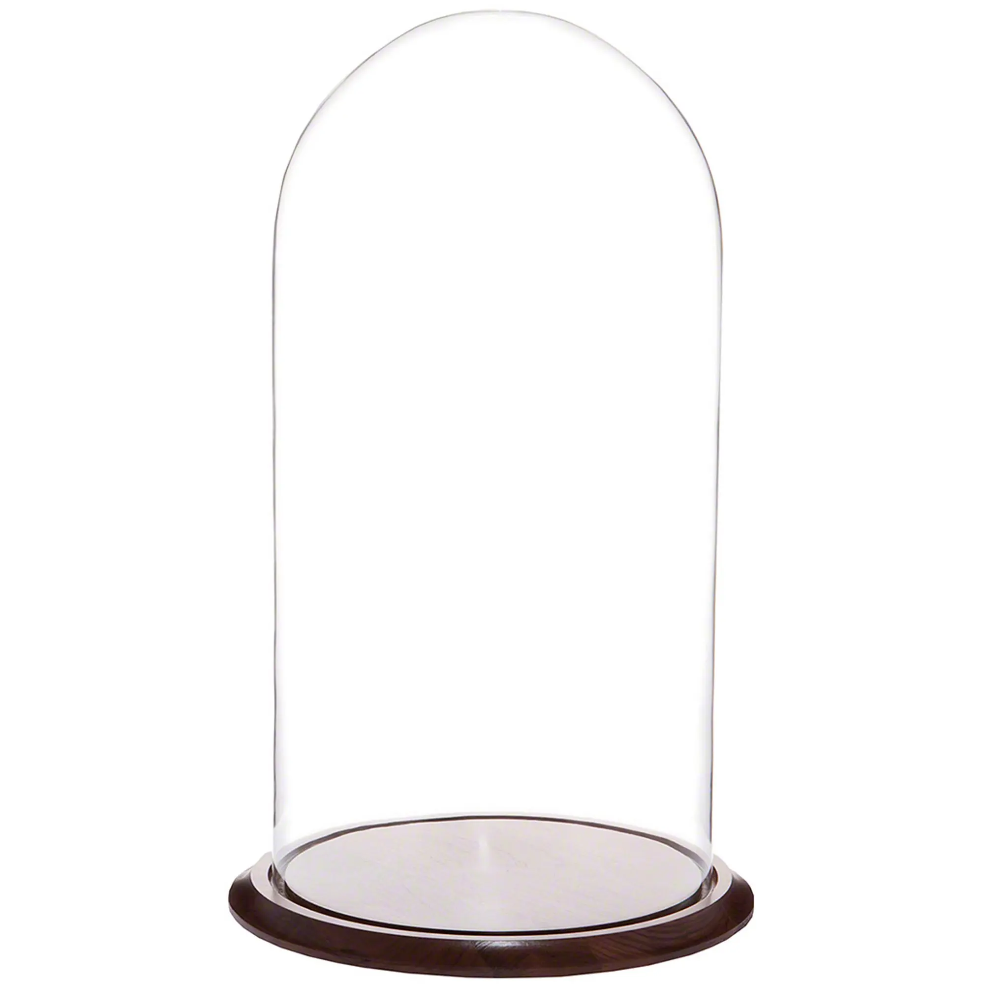 Plymor 11.75" x 23" Glass Display Dome Cloche