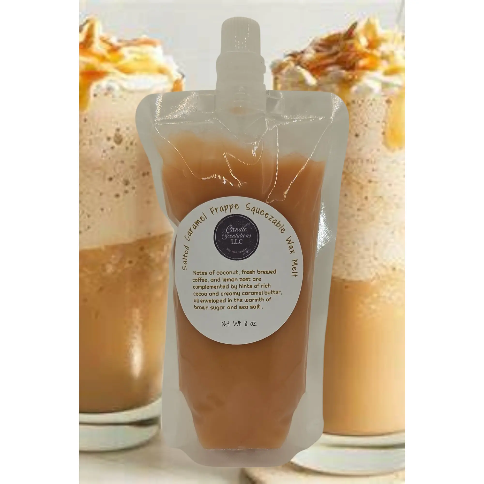 Salted Caramel Frappe 8 oz. Squeezable Wax Melt