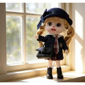 Lolifen Cute School Girls Adorable Plush Doll Charms