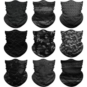 2025 Outdoor Neck Gaiter Face Mask Men Women,Seamless Bandana Rave Face Cover Scarf Mask,Balaclava,Headband, Head Wrap,Headwear
