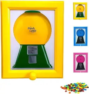 New Handy Candy Frame - Versatile Candy Dispenser & Gumball Machine for Candies Nuts Dog & Cat Treats Wall or Table Mount Birthday Holiday Gift for Kids Adults 1PC