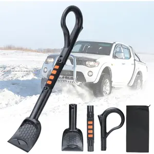 25.8'' Larger Ice Scrapers for  Windshield | Dang Near Indestructible Ice from Scrape Frost and Ice |3-in-1  Snow Shovel | Detachable Remover with  Grip for Small , , SUVs